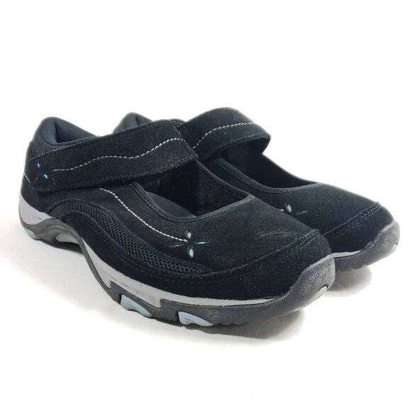 Ryka Shoes - Ryka Womens Size 12 Mary Jane Black Suede Walking Shoes